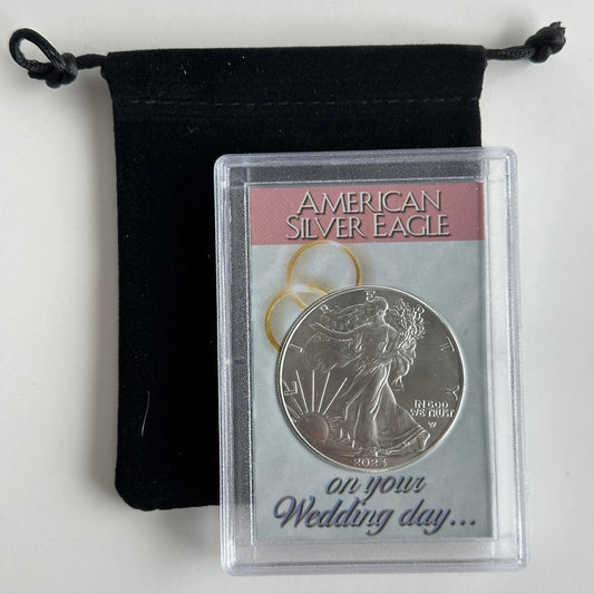 2024 Wedding Day 1oz American Silver Eagle Gift Set