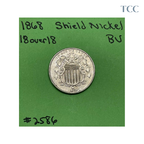1868 Shield Nickel Uncirculated