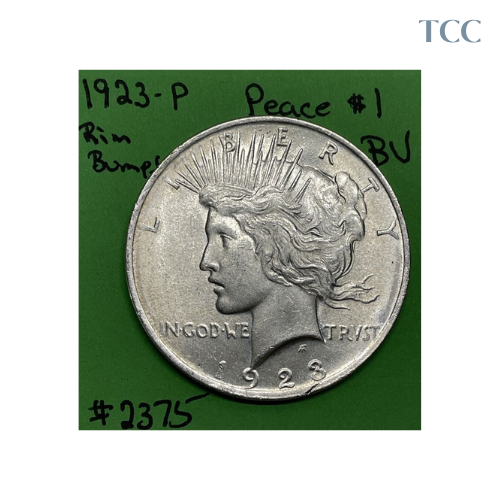 1923-P $1 Peace Dollar BU