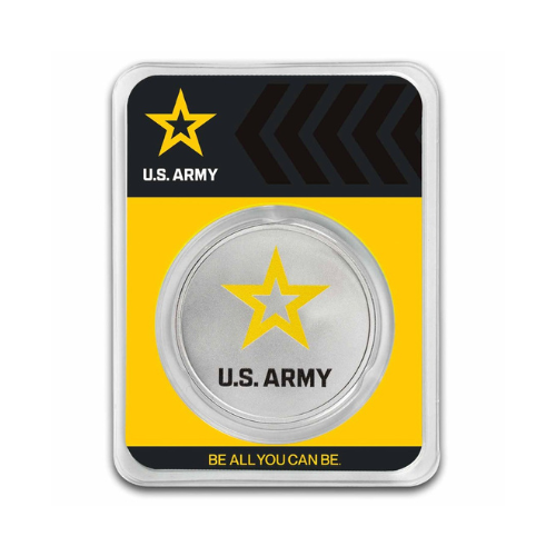 1 oz Silver Colorized Round U.S. Army Logo in TEP