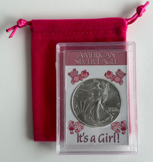 2024 It's A Girl American Silver Eagle Gift Set