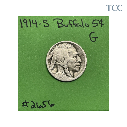 1914 S Indian Head Buffalo Nickel (G)