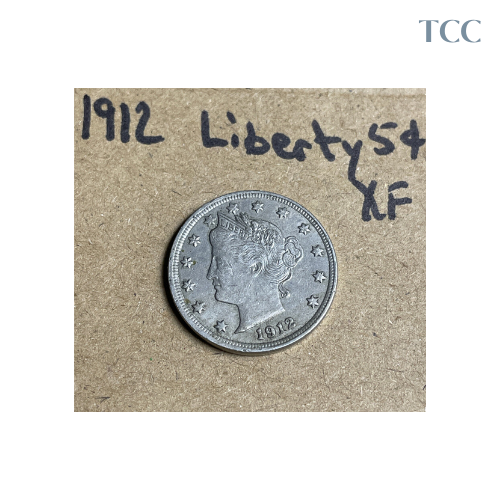 1912 Liberty Head V Nickel 5 Cent Piece XF Extra Fine