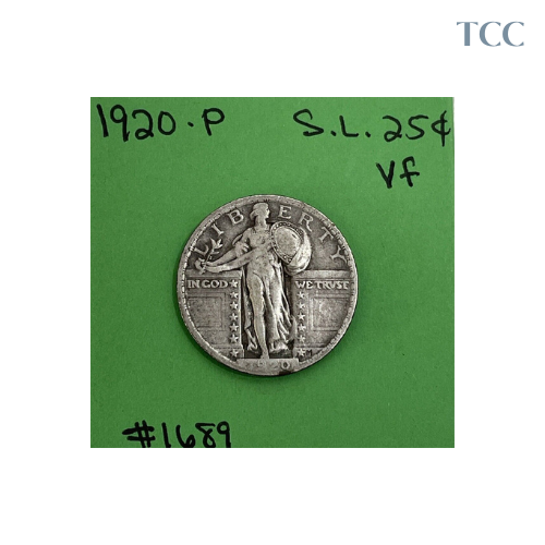 1920 Standing Liberty Quarter 90% Silver (VF)