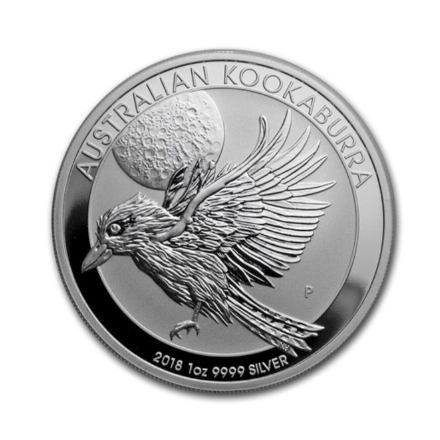 2018 Australia 1 oz Silver Kookaburra BU In Capsule