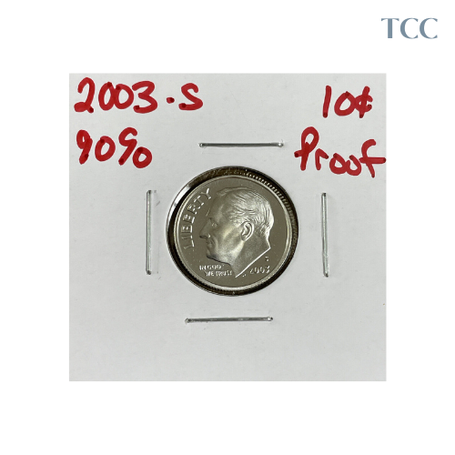 2003-S Proof Roosevelt Dime 90% Silver
