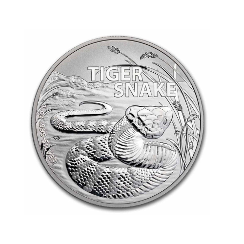 2024 Australia 1 oz Silver $1 Tiger Snake BU