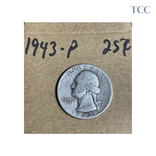 1943-P Washington Quarter 25c