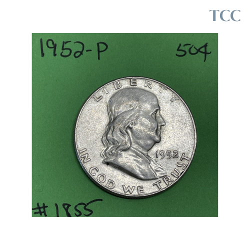 1952-P Franklin Half Dollar 90% Silver