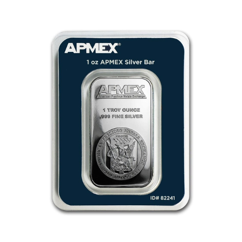 1 oz APMEX Silver Bar in TEP