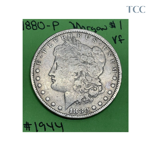 1880-P Morgan Dollar $1 VF
