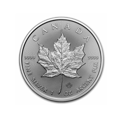 2024 1 oz Canada Silver Maple Leaf $5 Coin BU