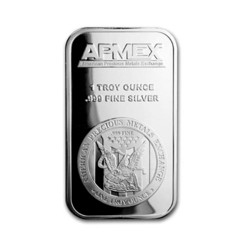 1 oz .999 Fine Silver Bar APMEX Sealed