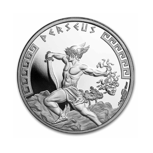 2024 Niue 1 oz Silver Heroes of Greek Mythology: Perseus BU