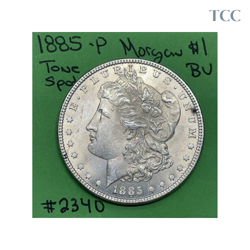 1885 P Morgan Silver Dollar Uncirculated