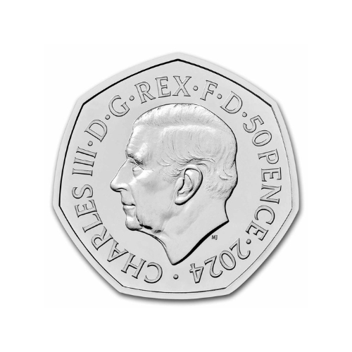 2024 Great Britain Tyrannosaurus Rex 50p BU Coin