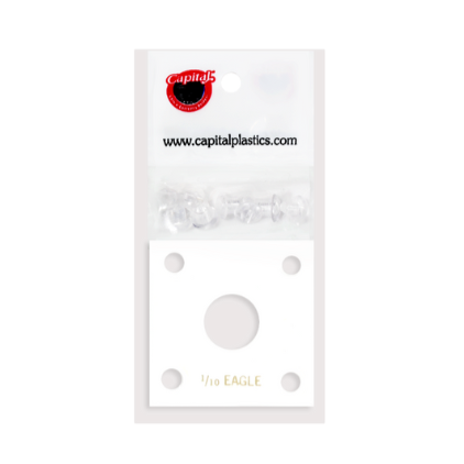 Capital Plastics 1/10 oz. Gold Eagle Holder - White