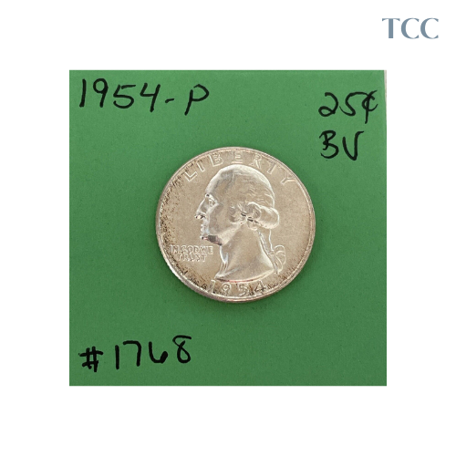 1954 P Washington Quarter BU 90% Silver