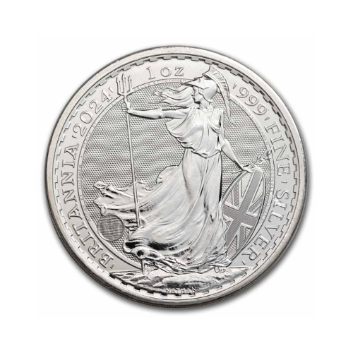 2024 Great Britain 1 oz Silver Britannia BU (King Charles III)