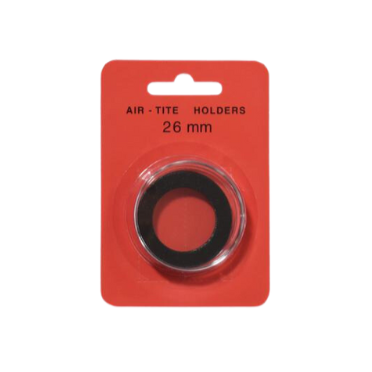 Black Ring Air Tite 26mm Coin Capsule