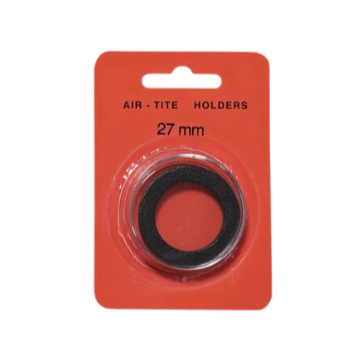 Black Ring Air Tite 27mm Coin Capsule