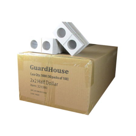 Guardhouse 2x2 Half Dollar Flip/Holder 100ct