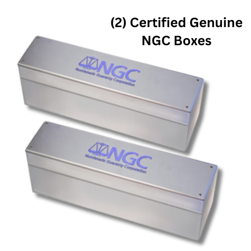 (2) Official NGC 20 Slab Boxes