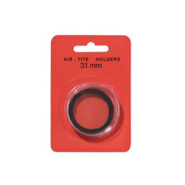 Black Ring Air Tite 31mm Coin Capsule