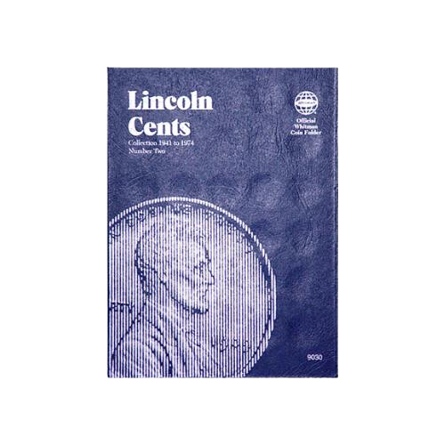 Lincoln Cent No. 2, 1941-1974 Whitman Folder Tennessee Coin Co