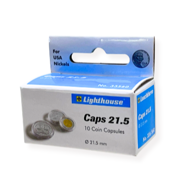 21.5mm - Coin Capsules (pack of 10)