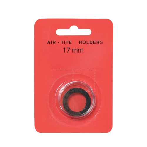 Black Ring Air Tite 17mm Coin Capsule