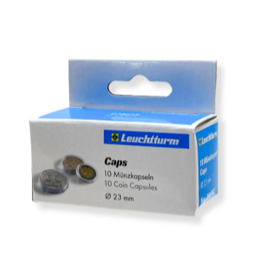 23mm - Coin Capsules (pack of 10)