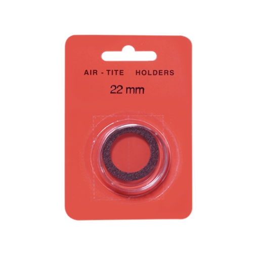 Black Ring Air Tite 22mm Coin Capsule