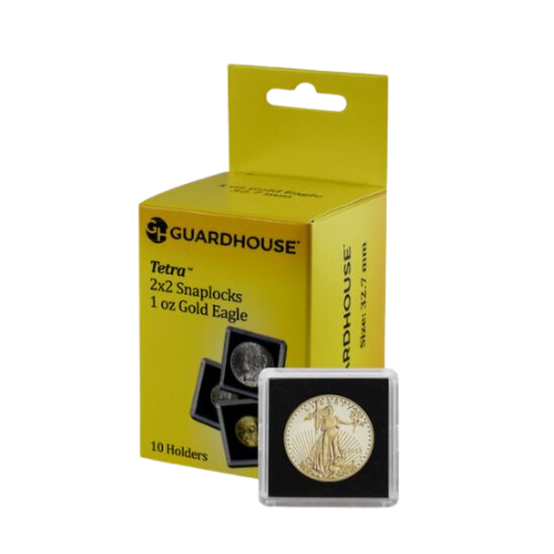 Guardhouse 1oz American Gold Eagle Tetra 2x2 Coin Holders