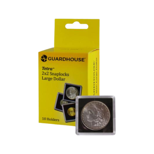 Guardhouse Large Dollar 2x2 Tetra Snaplock Coin Holders
