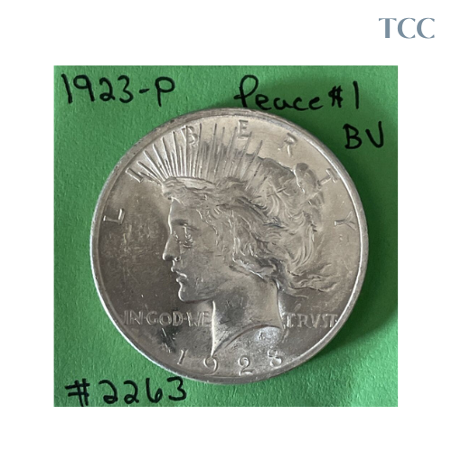 1923-P $1 Peace Dollar BU Brilliant Uncirculated 90% Silver