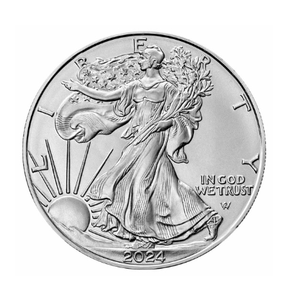 2024 1 oz American Silver Eagle Coin BU