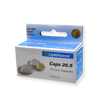 26.5mm - Coin Capsules (pack of 10)
