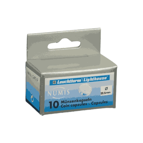 22.5mm - Coin Capsules (pack of 10)