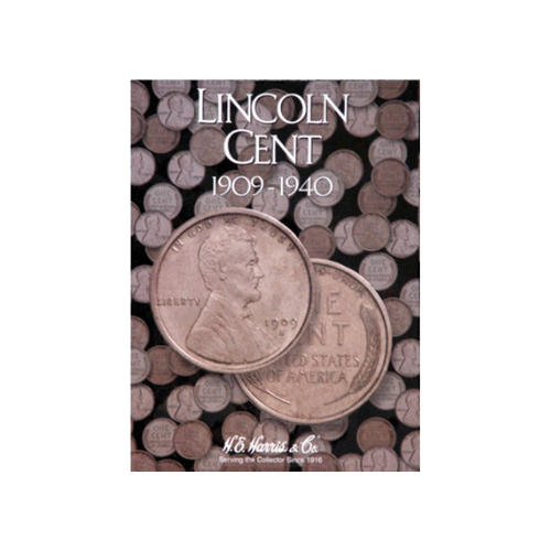 HE Harris Lincoln Cent Folder #1 1909-1940