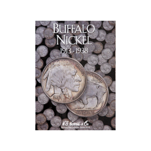 HE Harris Buffalo Nickels Folder 1913-1938