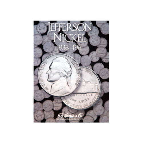 HE Harris Jefferson Nickels Folder #1 1938-1961
