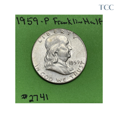 1959 P Franklin Half Dollar