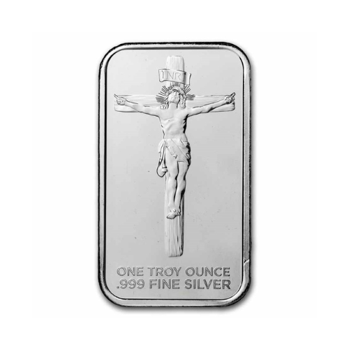 Image of Jesus 1 oz Silver Bar