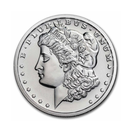 1oz Silver Round Morgan Dollar Design 9Fine Mint