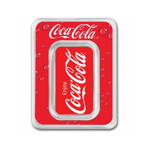 Coca-Cola® 1 oz Silver Colorized Bar
