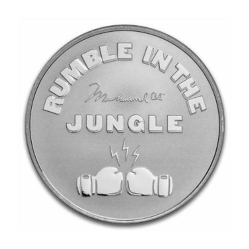 2023 Niue 1 oz Silver Ali Rumble In The Jungle BU