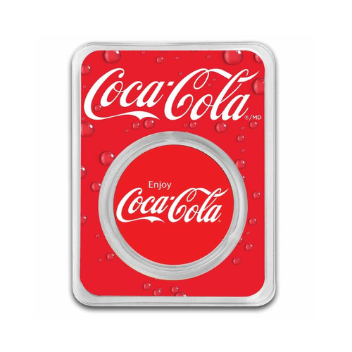Coca-Cola® 1 oz Silver Colorized Classic Round