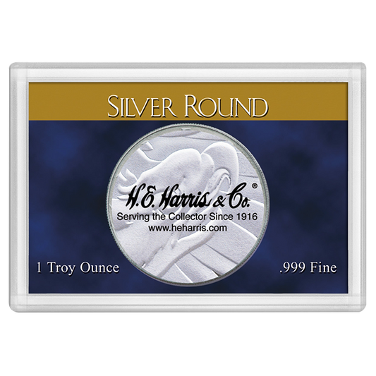 Silver Round Frosted Case