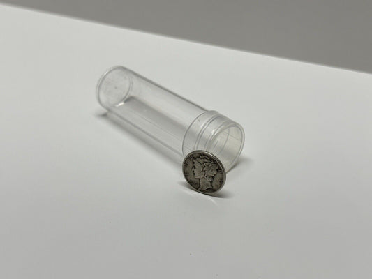 Harris/Whitman US Dimes Clear Round Coin Tubes